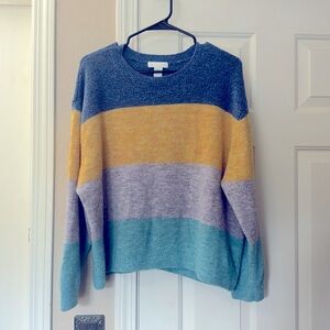H&M Multicolor Crewneck Sweater